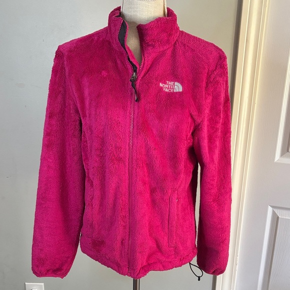 The North Face Women's Vibrant Pink Teddy Jacket - Picture 1 of 6